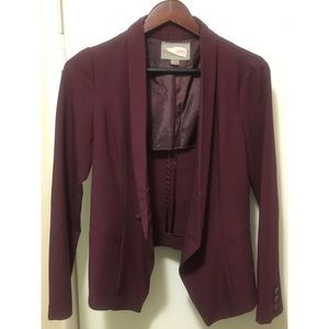 Forever 21 Burgundy Blazer